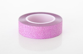 Pink glitter tape